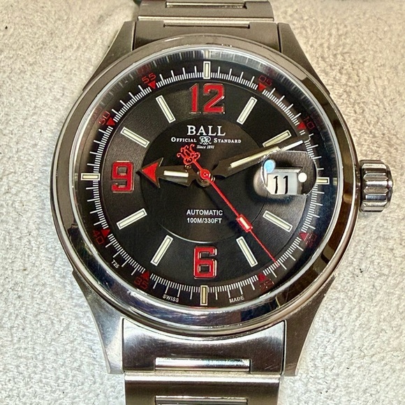 Ball Engineer Fireman Racer Date Automatic Classic Mens Watch - Picture 7 of 8